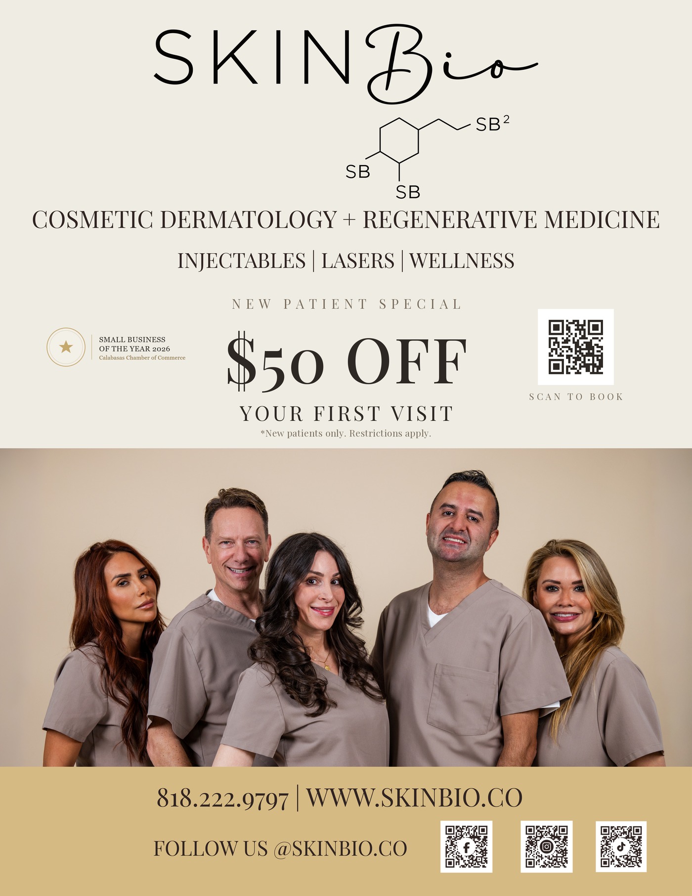 Skin Bio - $50 off your first visit for new patients, Calabasas